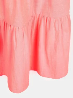 GATE Basicowa, bawełniana sukienka z falbankami|Dzieci Dziewczynki·Sukienki