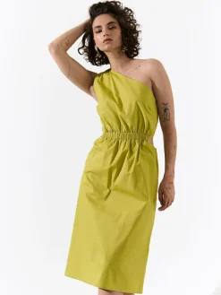 GATE Bawełniana asymetryczna sukienka| Kategorie·Sukienki