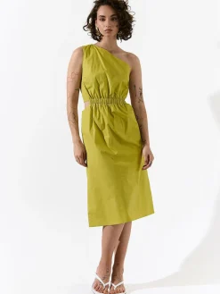 GATE Bawełniana asymetryczna sukienka| Kategorie·Sukienki