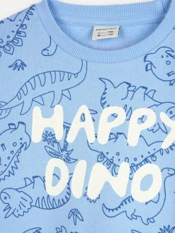 GATE Bawełniana bluza z nadrukiem dino dla chłopców|Dzieci Chłopcy·Ostatnie Sztuki - Chłopcy|Chłopcy·Bluzki