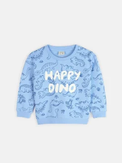 GATE Bawełniana bluza z nadrukiem dino dla chłopców|Dzieci Chłopcy·Ostatnie Sztuki - Chłopcy|Chłopcy·Bluzki