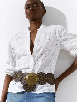 GATE Bawełniana bluzka Madeira| Koszulki I Topy·Bluzki