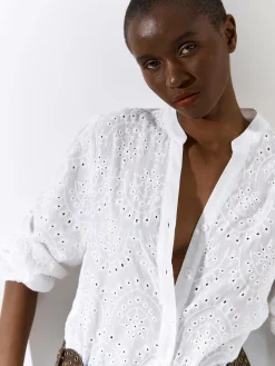 GATE Bawełniana bluzka Madeira| Koszulki I Topy·Bluzki