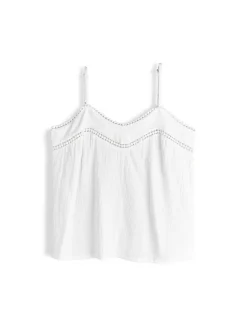 GATE Bawełniana bluzka na ramiączkach| Koszulki I Topy·Topy|Koszulki I Topy·Podkoszulki ☀️