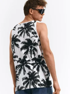 GATE Bawełniana bokserka damska z nadrukiem| Koszulki·Koszulki ☀️|Koszulki·Podkoszulki