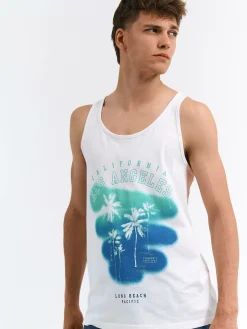 GATE Bawełniana bokserka damska z nadrukiem| Koszulki·Koszulki ☀️|Koszulki·Podkoszulki