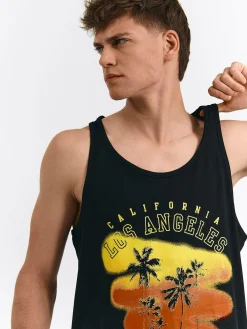 GATE Bawełniana bokserka damska z nadrukiem| Koszulki·Koszulki ☀️|Koszulki·Podkoszulki