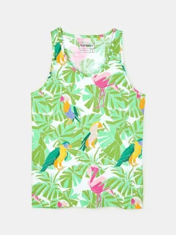 GATE Bawełniana bokserka damska z nadrukiem| Koszulki·Koszulki ☀️|Koszulki·Podkoszulki