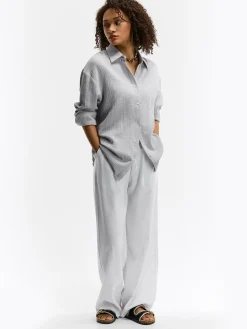 GATE Bawełniana koszula|Damskie Koszulki I Topy·Koszule Damskie