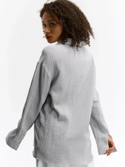 GATE Bawełniana koszula|Damskie Koszulki I Topy·Koszule Damskie