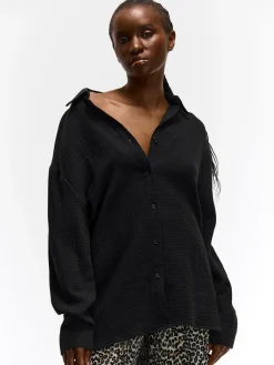 GATE Bawełniana koszula|Damskie Koszulki I Topy·Koszule Damskie