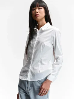 GATE Bawełniana koszula|Damskie Koszulki I Topy·Koszule Damskie