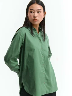 GATE Bawełniana koszula|Damskie Koszulki I Topy·Koszule Damskie