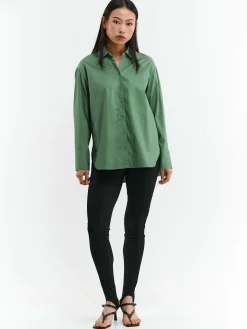 GATE Bawełniana koszula|Damskie Koszulki I Topy·Koszule Damskie