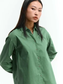 GATE Bawełniana koszula|Damskie Koszulki I Topy·Koszule Damskie