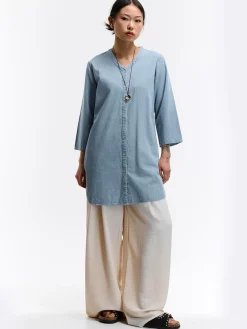 GATE Bawełniana koszula|Damskie Koszulki I Topy·Koszule Damskie