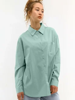 GATE Bawełniana koszula|Damskie Koszulki I Topy·Koszule Damskie