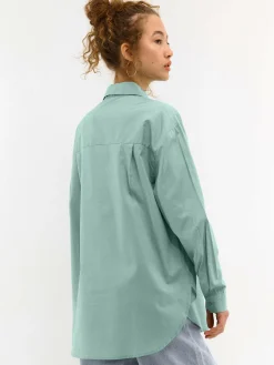 GATE Bawełniana koszula|Damskie Koszulki I Topy·Koszule Damskie