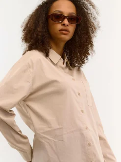 GATE Bawełniana koszula|Damskie Koszulki I Topy·Koszule Damskie