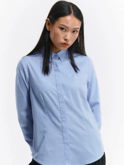 GATE Bawełniana koszula|Damskie Koszulki I Topy·Koszule Damskie