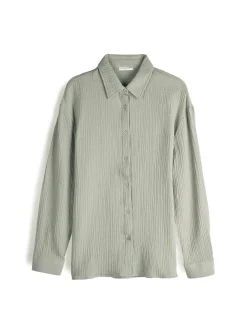 GATE Bawełniana koszula|Damskie Koszulki I Topy·Koszule Damskie