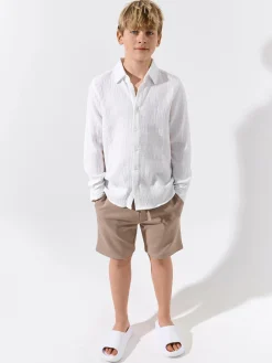 GATE Bawełniana koszula muślinowa|Dzieci Chłopcy·Koszule