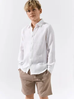 GATE Bawełniana koszula muślinowa|Dzieci Chłopcy·Koszule