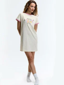 GATE Bawełniana koszula nocna z nadrukiem| Bielizna·Bielizna Nocna