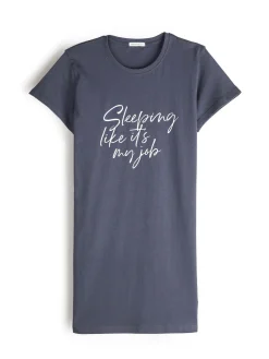 GATE Bawełniana koszula nocna z nadrukiem| Bielizna·Bielizna Nocna