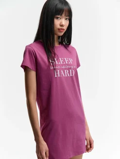 GATE Bawełniana koszula nocna z nadrukiem| Bielizna·Bielizna Nocna