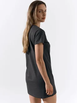 GATE Bawełniana koszula nocna z haftem| Bielizna·Bielizna Nocna