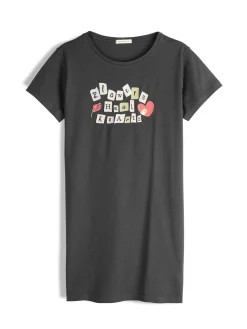 GATE Bawełniana koszula nocna z haftem| Bielizna·Bielizna Nocna