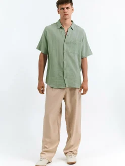 GATE Bawełniana koszula o regularnym kroju| Koszulki·Koszule