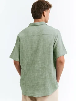 GATE Bawełniana koszula o regularnym kroju| Koszulki·Koszule