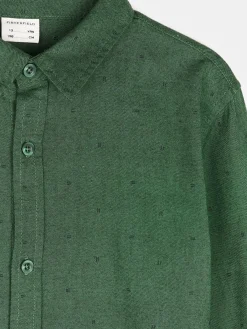 GATE Bawełniana koszula w delikatny wzór|Dzieci Chłopcy·Koszule