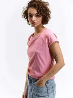 GATE Bawełniana koszulka| Koszulki I Topy·Koszulki