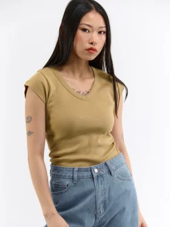 GATE Bawełniana koszulka| Koszulki I Topy·Koszulki