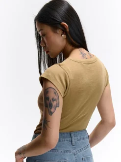 GATE Bawełniana koszulka| Koszulki I Topy·Koszulki