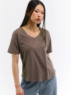 GATE Bawełniana koszulka| Koszulki I Topy·Koszulki