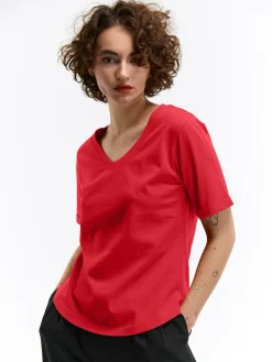 GATE Bawełniana koszulka| Koszulki I Topy·Koszulki