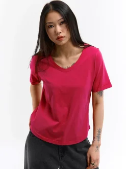 GATE Bawełniana koszulka| Koszulki I Topy·Koszulki