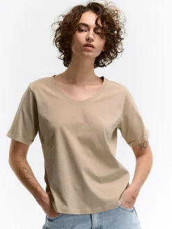 GATE Bawełniana koszulka| Koszulki I Topy·Koszulki