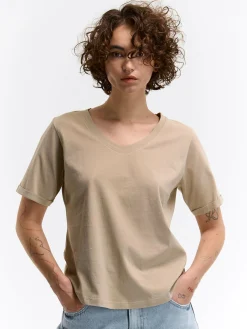 GATE Bawełniana koszulka| Koszulki I Topy·Koszulki