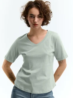 GATE Bawełniana koszulka| Koszulki I Topy·Koszulki