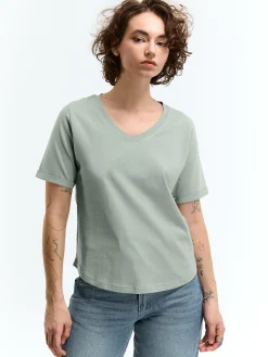 GATE Bawełniana koszulka| Koszulki I Topy·Koszulki