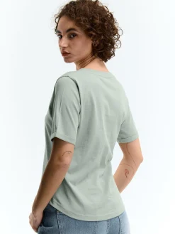 GATE Bawełniana koszulka| Koszulki I Topy·Koszulki