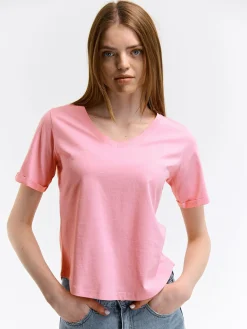 GATE Bawełniana koszulka| Koszulki I Topy·Koszulki