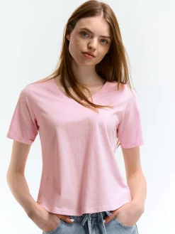 GATE Bawełniana koszulka| Koszulki I Topy·Koszulki