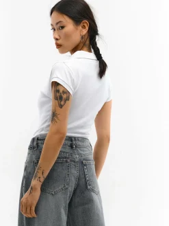 GATE Bawełniana koszulka| Koszulki I Topy·Koszulki