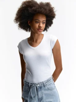 GATE Bawełniana koszulka| Koszulki I Topy·Koszulki